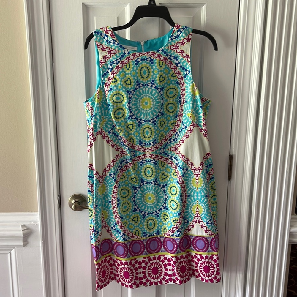 London Times printed dress Sz 14